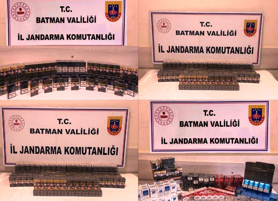 Hasankeyf’te Jandarma’dan Kaçak Sigara Operasyonu: 1.223 Paket Ele Geçirildi