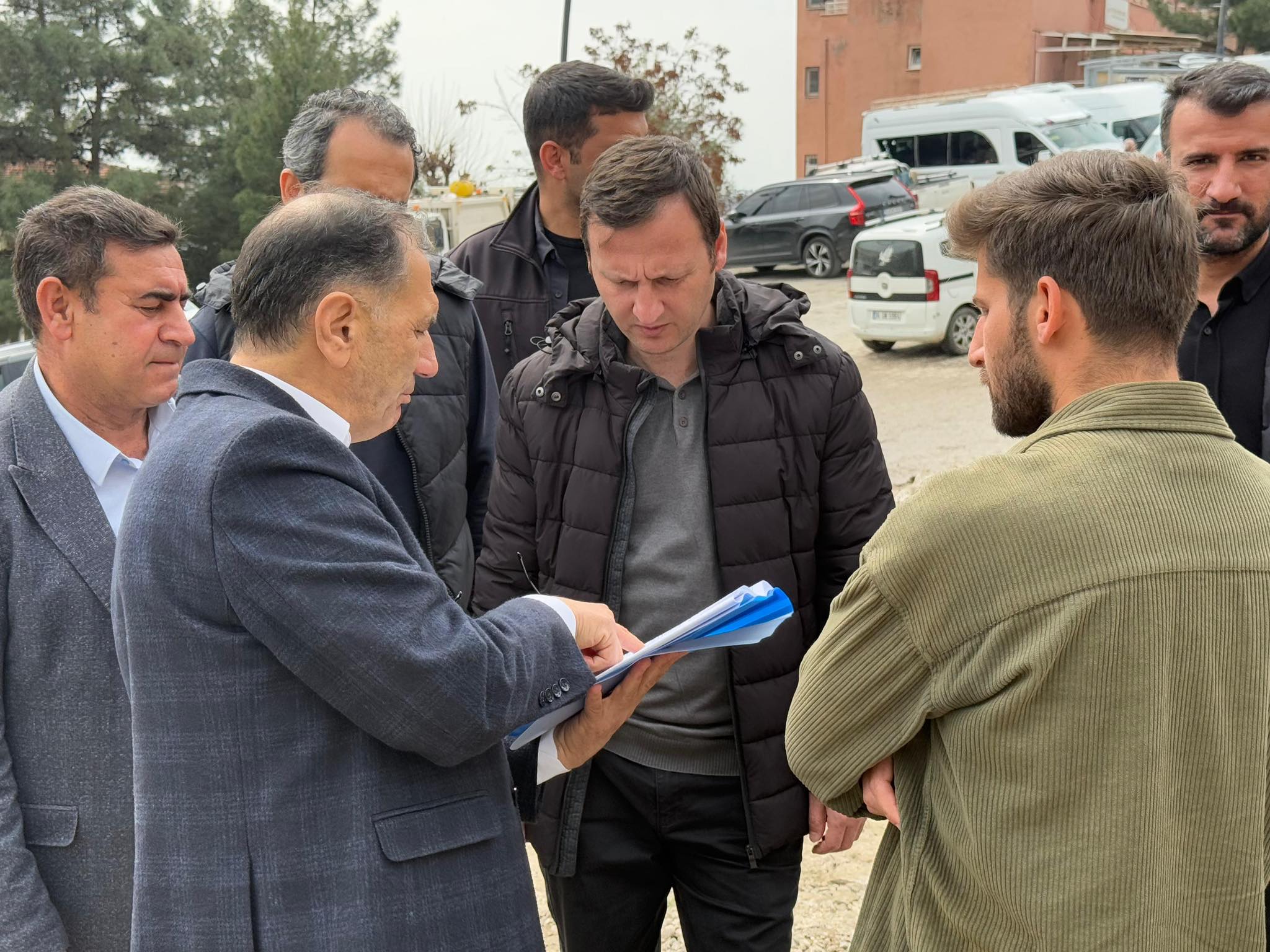 Sağlık Hizmetleri İstasyonu inşaat alanını inceledi