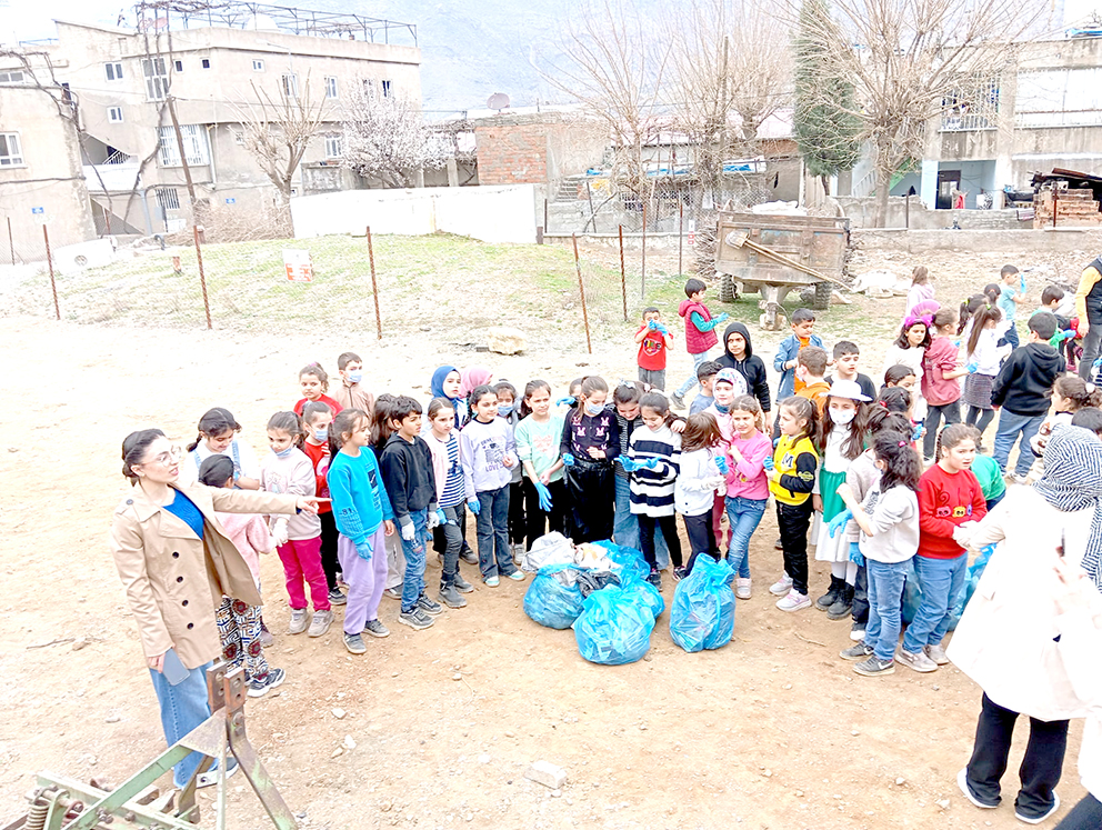 Minik öğrencilerden anlamlı farkındalık
