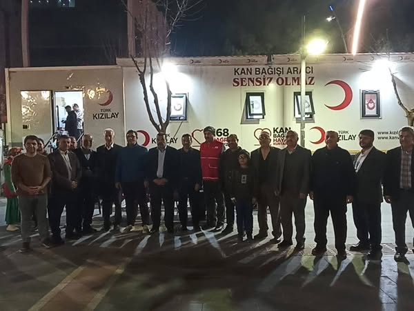 Müftülük personelinden kan bağışına destek