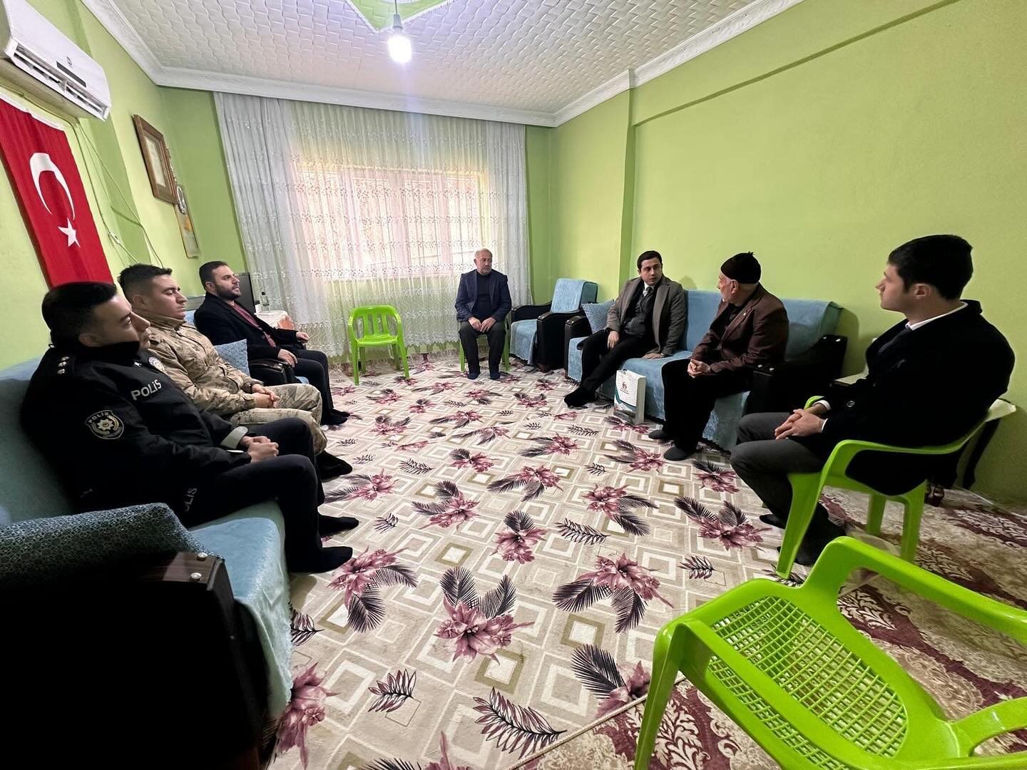 Kaymakam Başar’dan Şehit Cuma Bağatur’un ailesine ziyaret