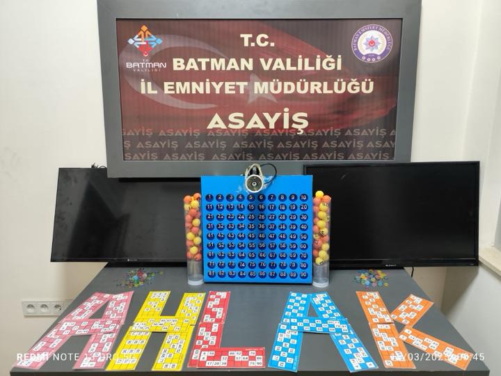Batman’da Tombala Operasyonu: 41 Kişiye Para Cezası Kesildi