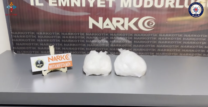 Uyuşturucu Operasyonu: 2 Kilo 66 Gram Metamfetamin ele geçirildi
