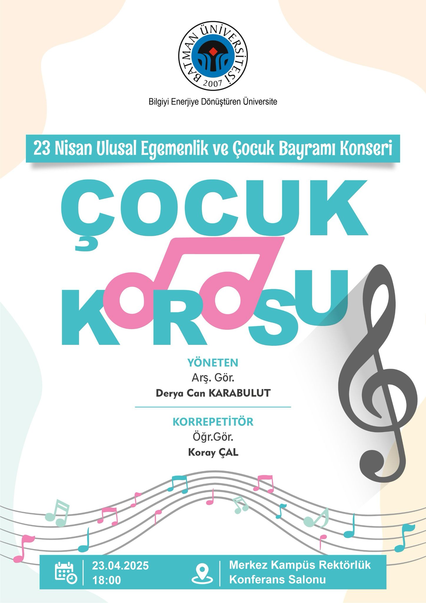 Batman Üniversitesi Çocuk Korosundan 23 Nisan Konseri