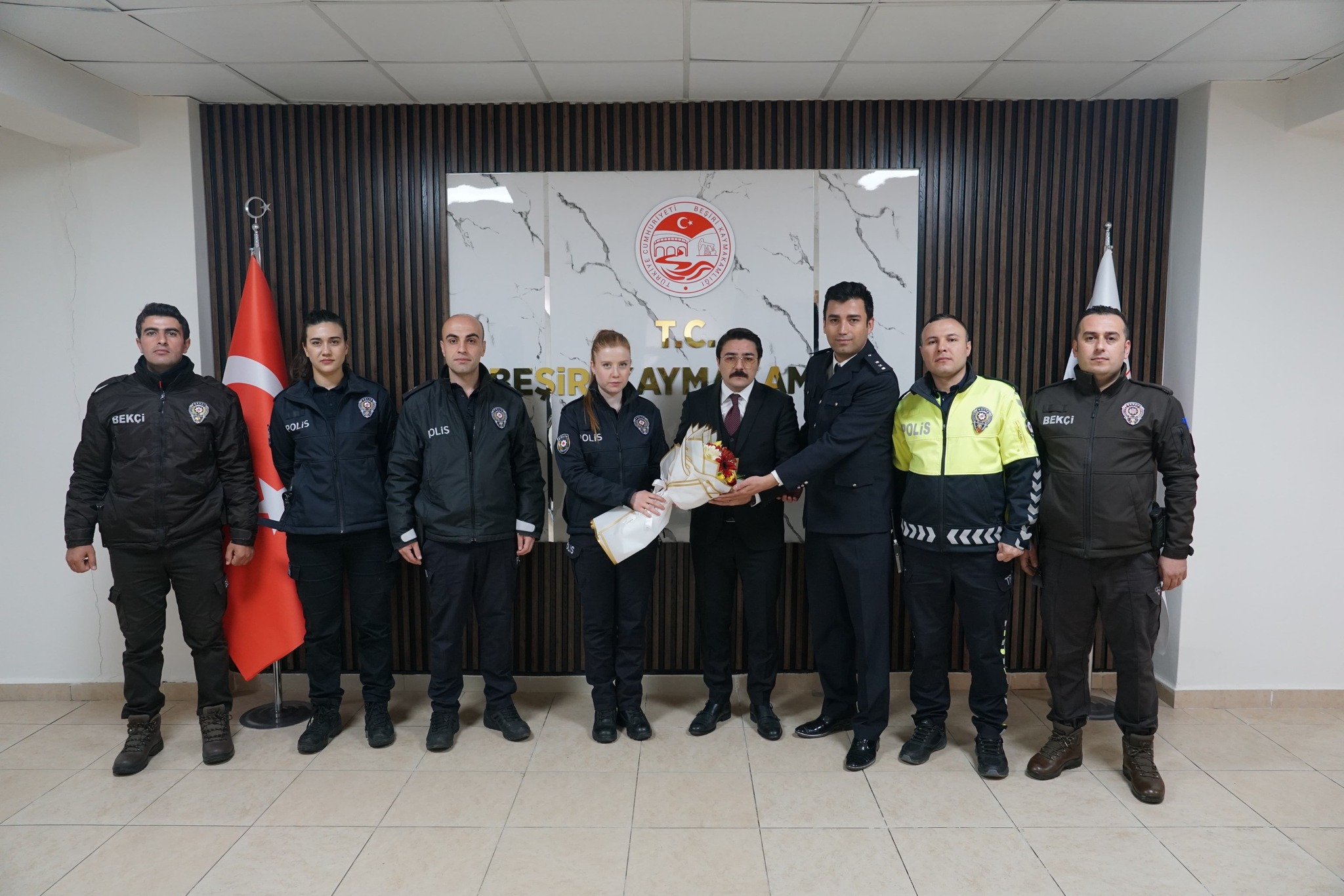 Polis Haftası Dolayısıyla Emniyet Teşkilatından Kaymakam Yılmaz’a Ziyaret