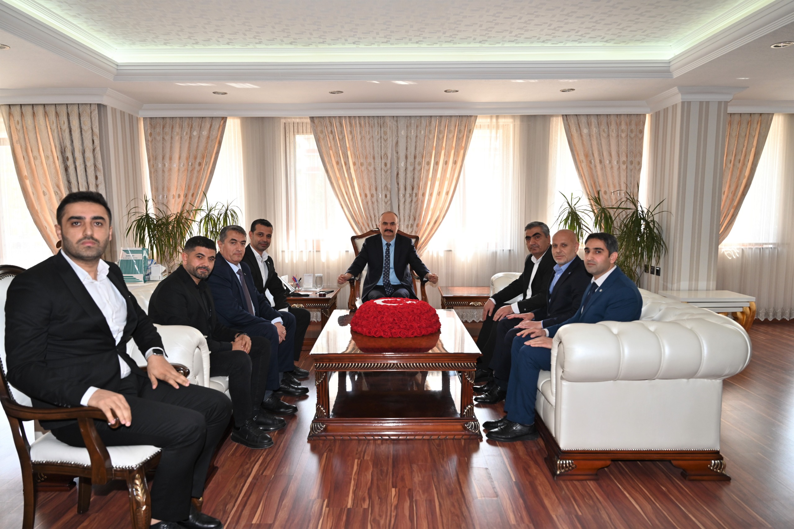 Büro Memur-Sen Şube Başkanı İbrahim Rüzgar’dan Vali Canalp’e Ziyaret