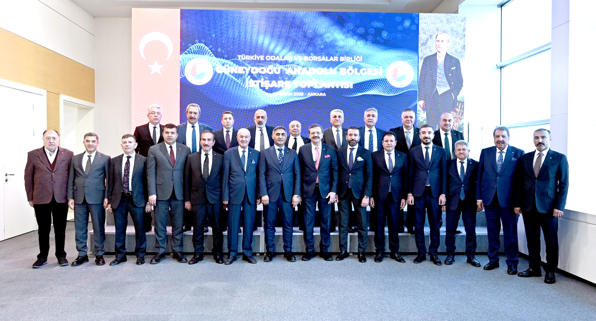 TOBB’da İstişare Toplantısına Başkan Güneş katıldı