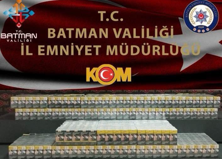 Kaçak Sigaraya Darbe: 2.600 Paket Ele Geçirildi