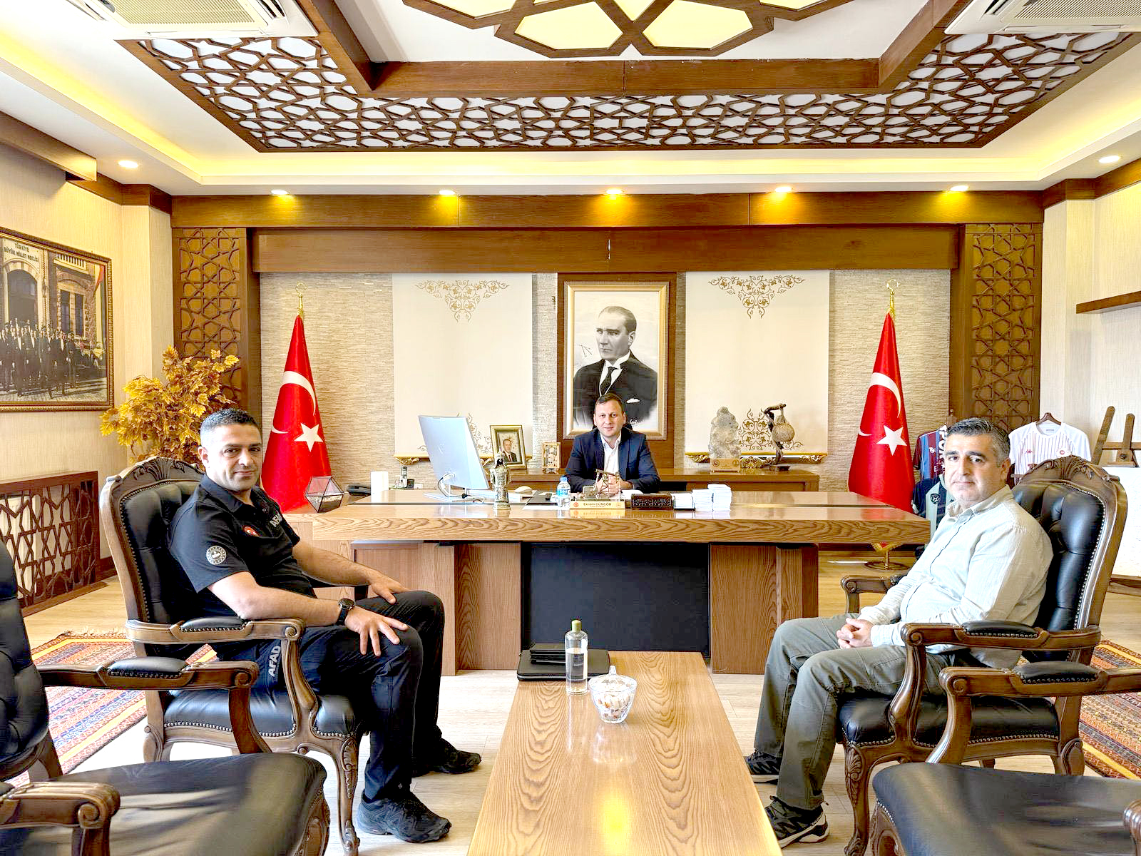 AFAD İl Müdürü Karaaslan’dan Kaymakam Güngör’e ziyaret