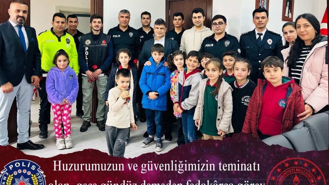 Minik Öğrencilerden Polis Haftası’nda Anlamlı Ziyaret
