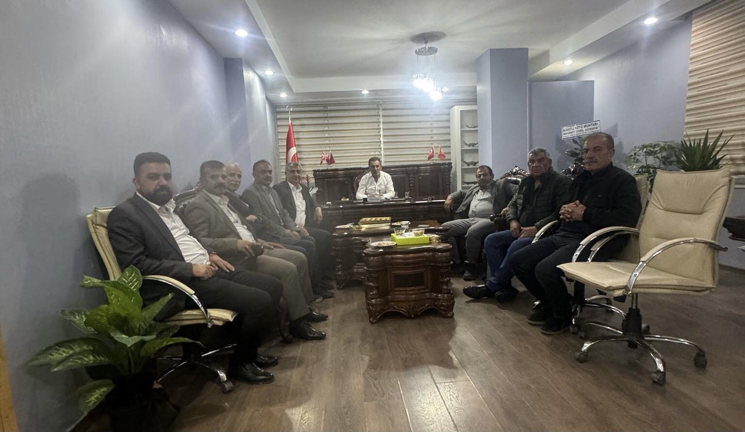 Başkan Akgül’e Muhtarlardan tam destek