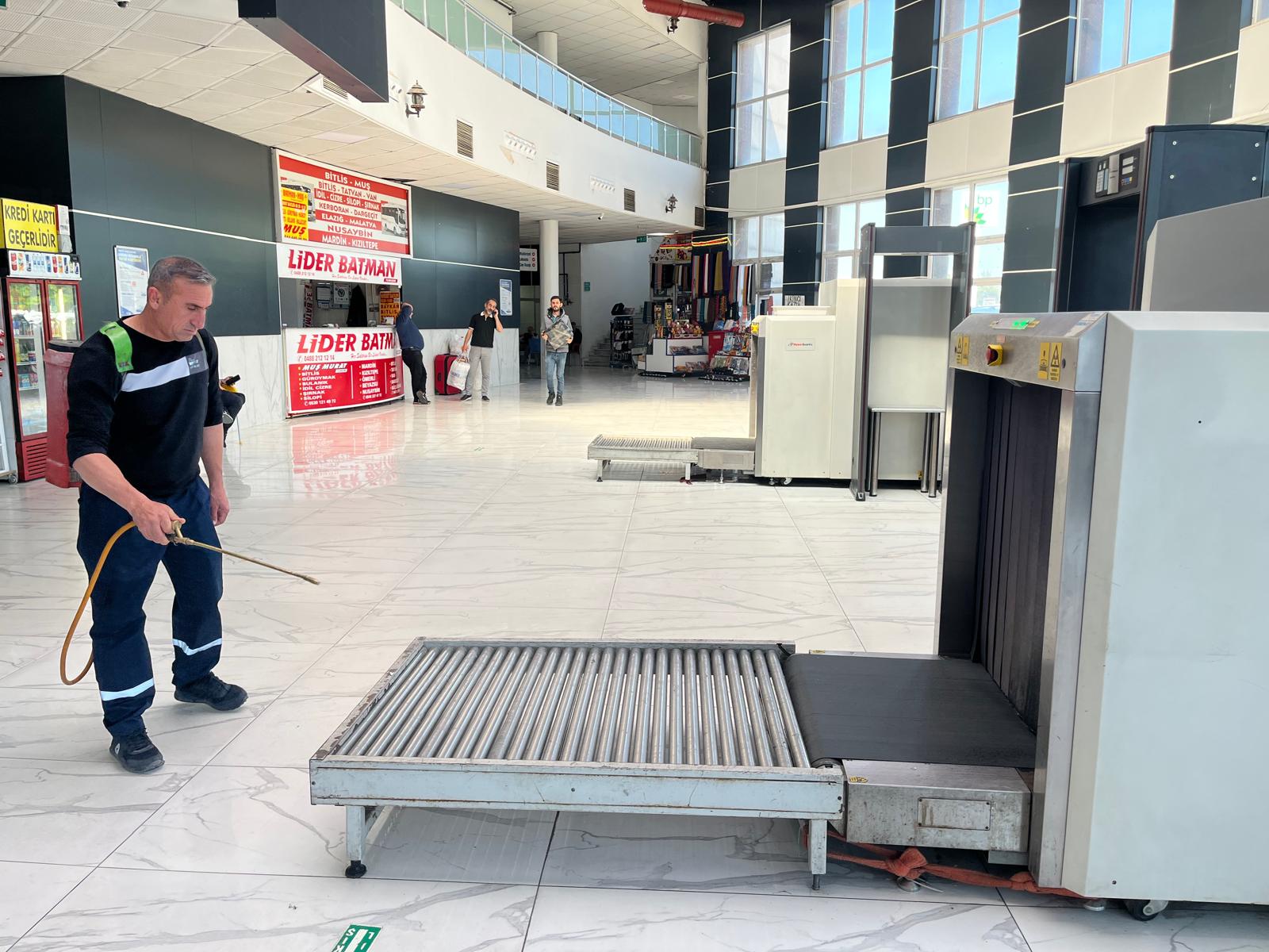 Otogarda Hijyen Seferberliği