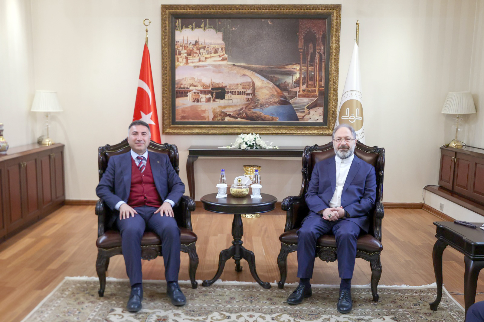 Rektör Demir’den Diyanet İşleri Başkanı Erbaş’a ziyaret