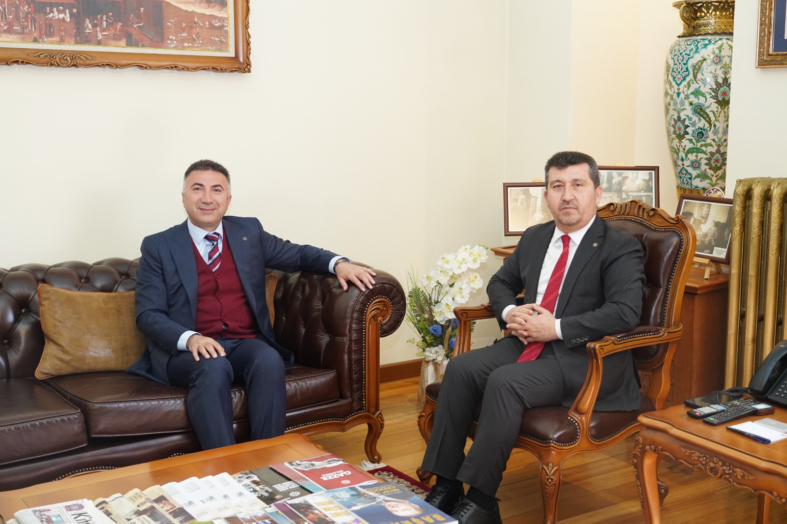 Rektör Demir’den ASBÜ Rektörü Arıcan’a ziyaret