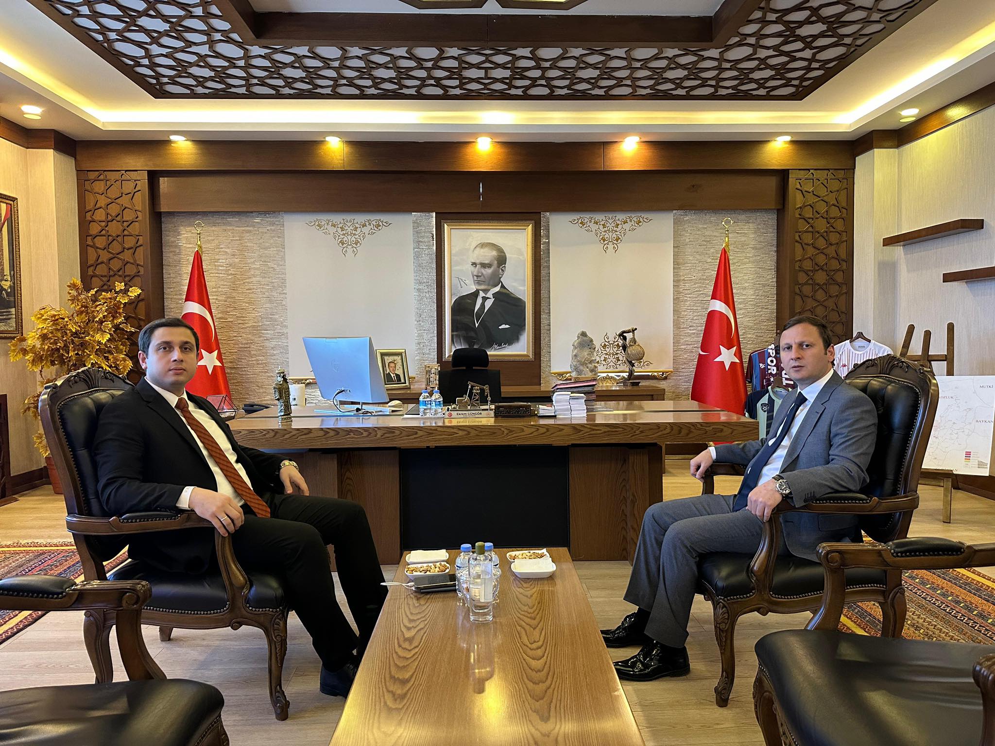 Sason Kaymakamı’ndan Kozluk Kaymakamı’na Ziyaret