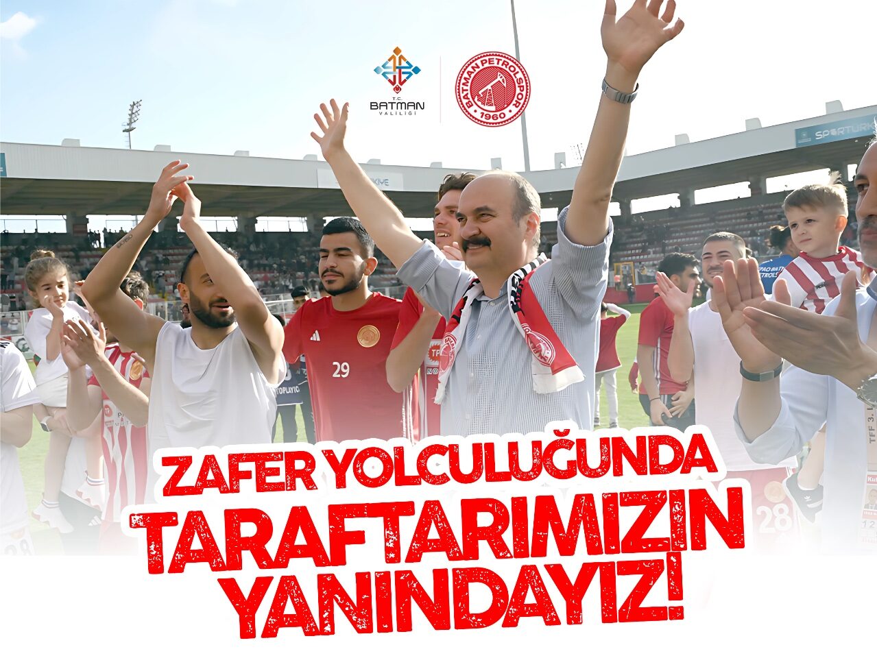 ZAFER YOLCULUĞUNDA TARAFTARIMIZIN YANINDAYIZ ❤️🤍