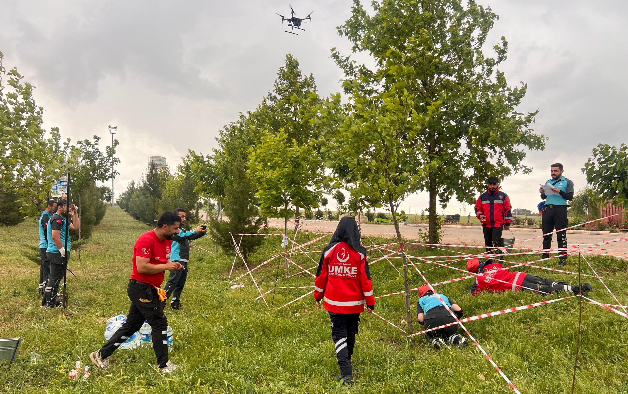 Kıra Dağı Mesire Alanı UMKE kampına ev sahipliği yaptı