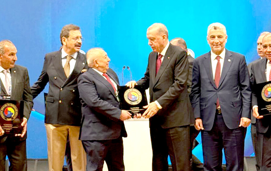 Arif Güneş’e TOBB’dan 20. Yıl Hizmet Şeref Plaketi