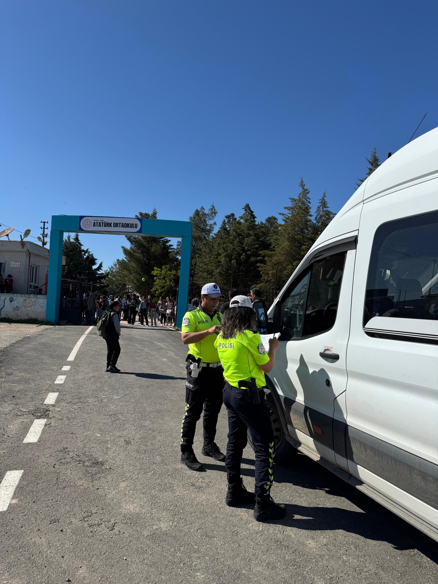 Okul Çevresi ve Servis Araçlarına Yönelik Denetimler Gerçekleştirildi