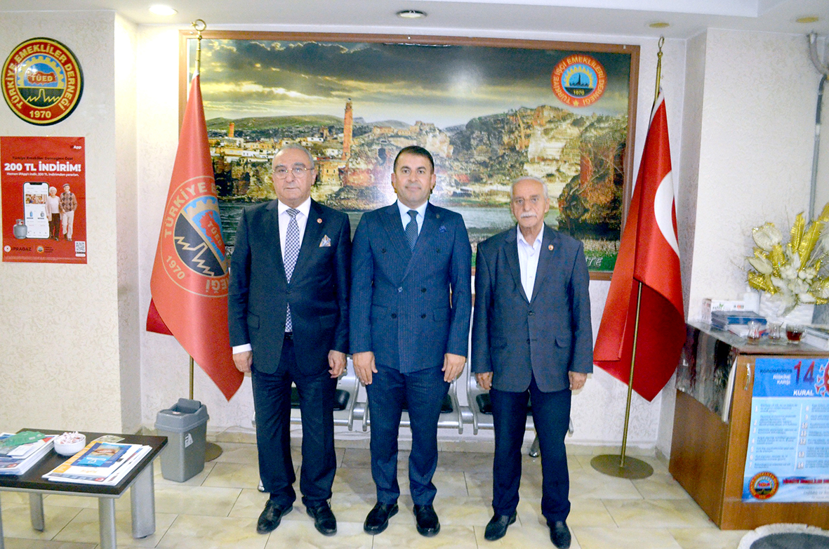 SGK İl Müdürü Gümüş’ten Emekliler Derneği’ne ziyaret