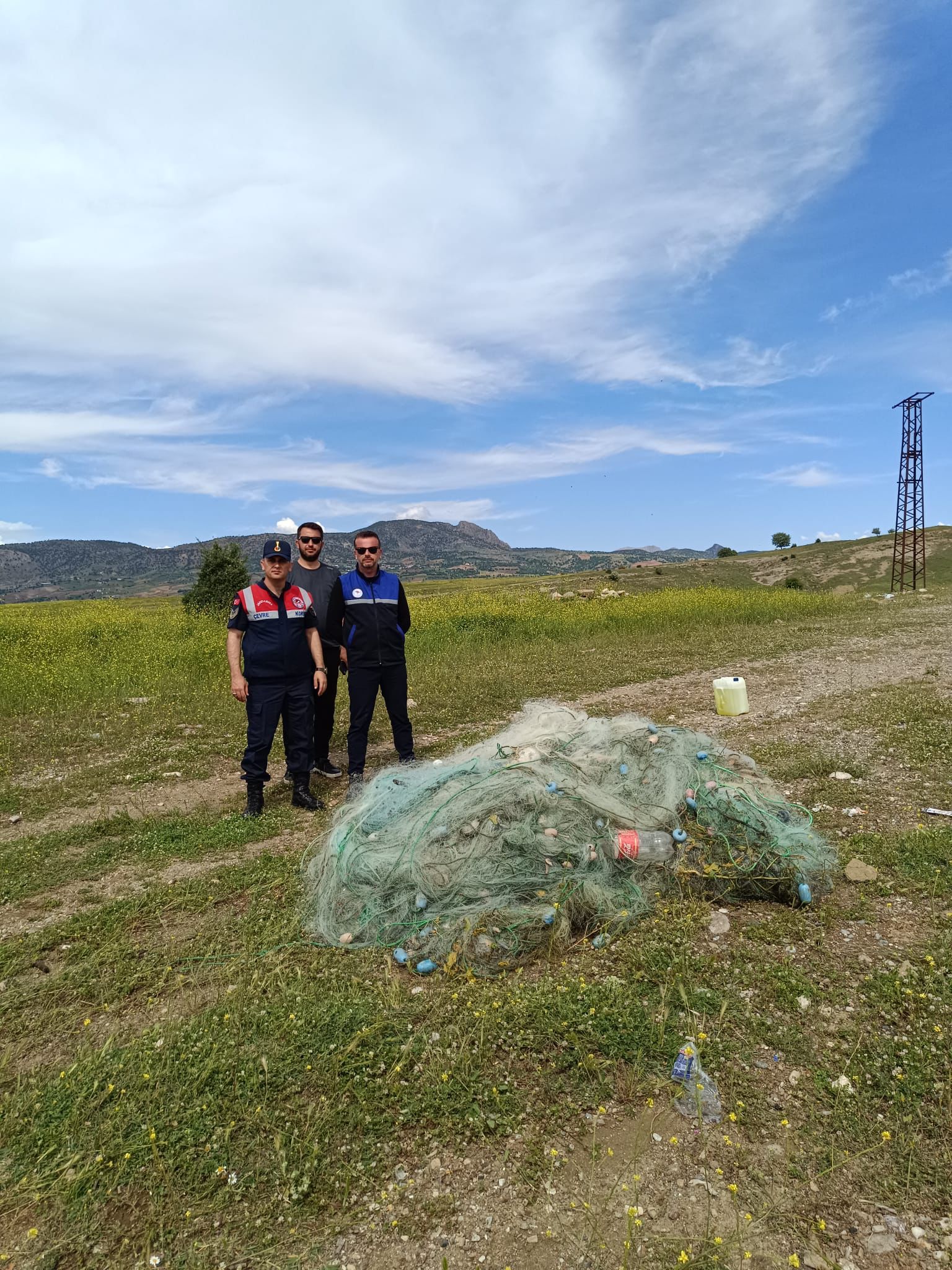 Batman Barajı’nda 2500 Metre hayalet ağ imha edildi