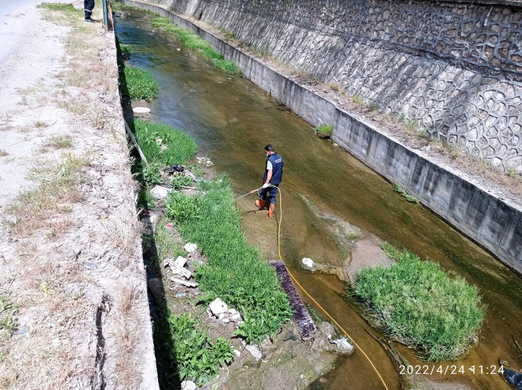 İlaçlama çalışmaları aralıksız devam ediyor
