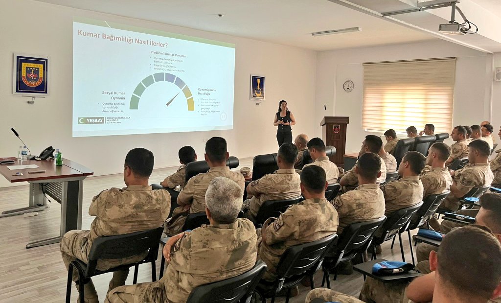 Jandarma Personeline “Bağımlılıkların Psikolojik Etkileri” eğitimi verildi