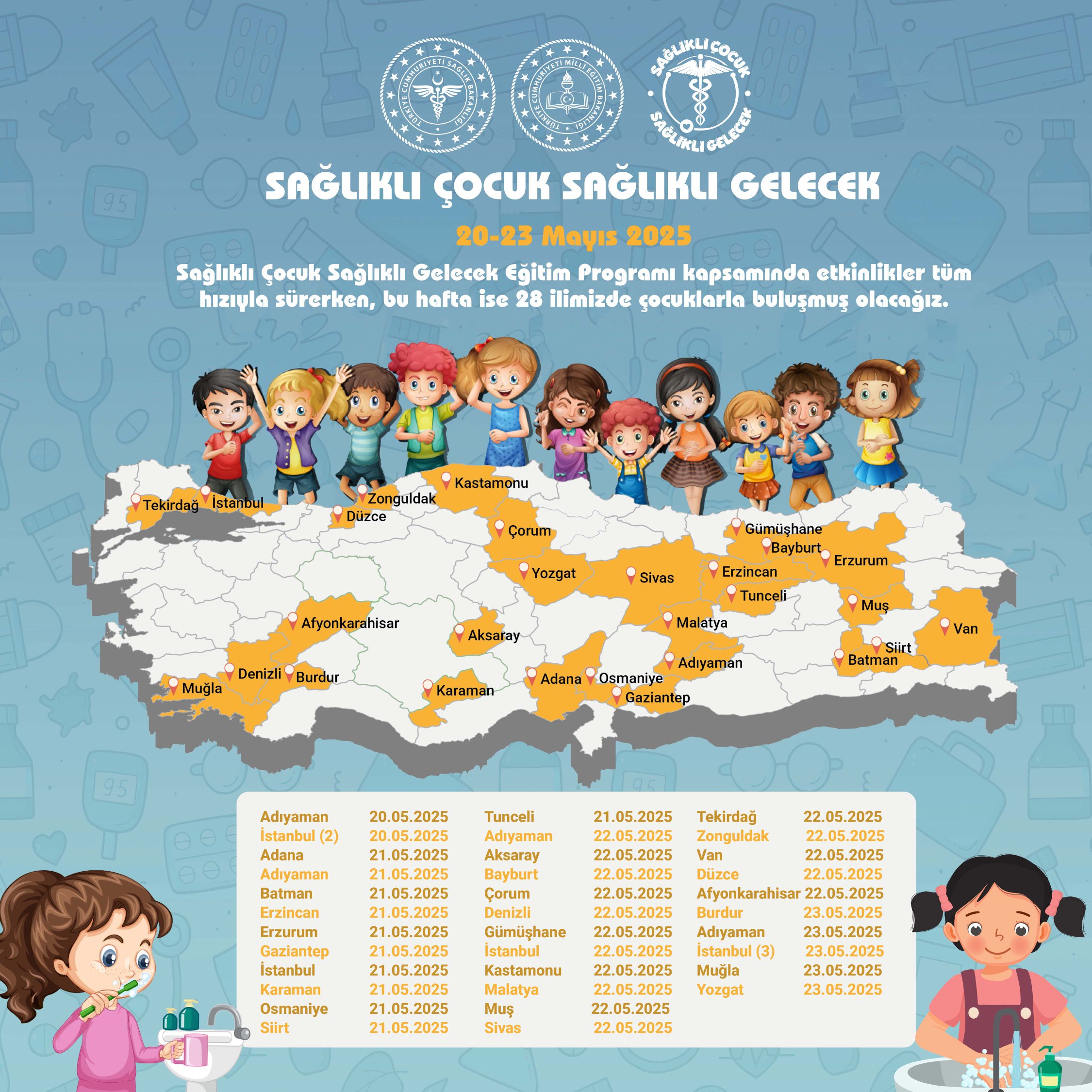 ‘Sağlıklı Çocuk, Sağlıklı Gelecek’ programı başlıyor