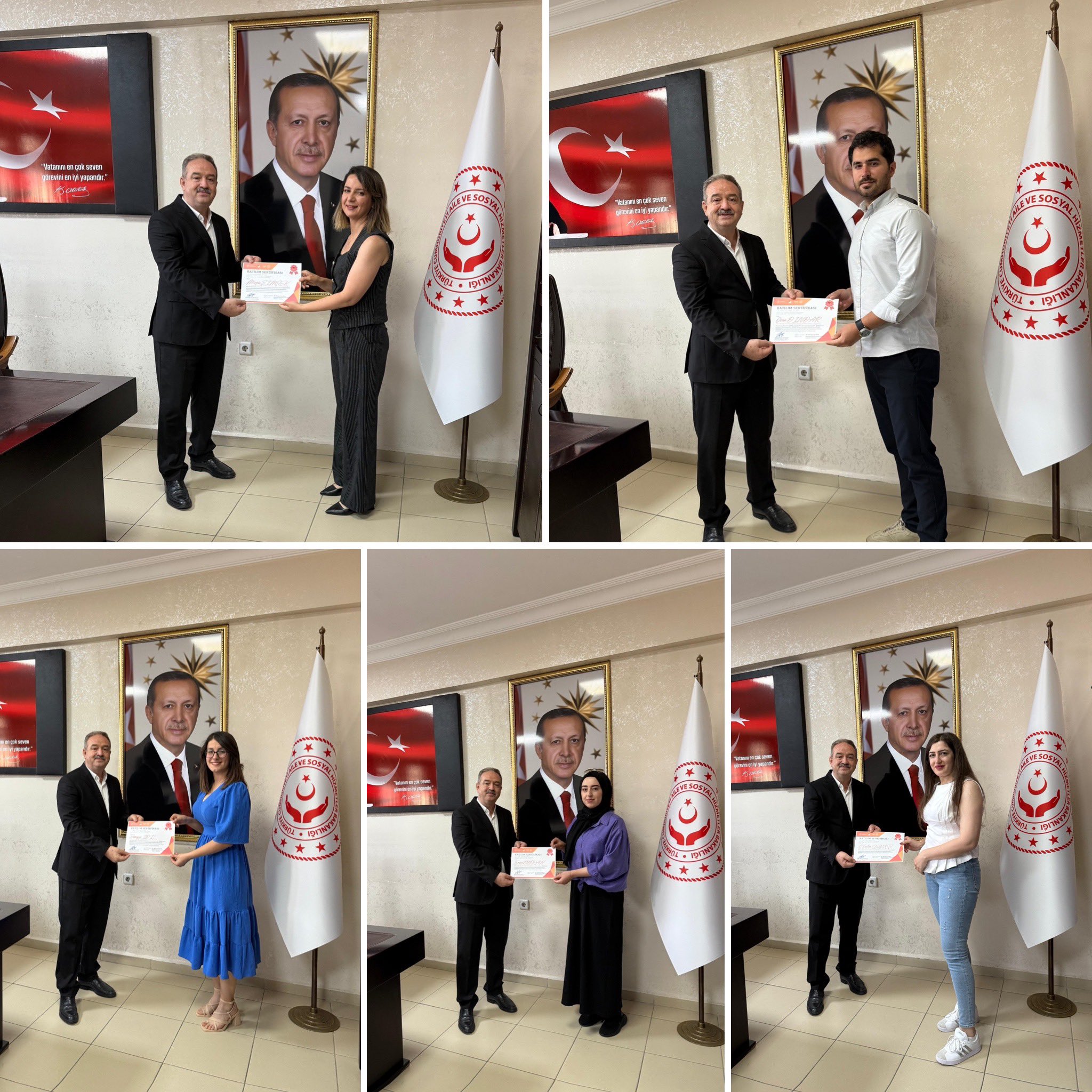 Sosyal Hizmet Personeline Katılım Belgesi