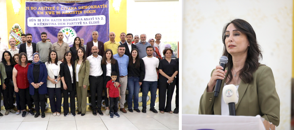 DEM Parti Eş Genel Başkanı Tülay Hatimoğulları: “Barış için devlet adım atmalı”