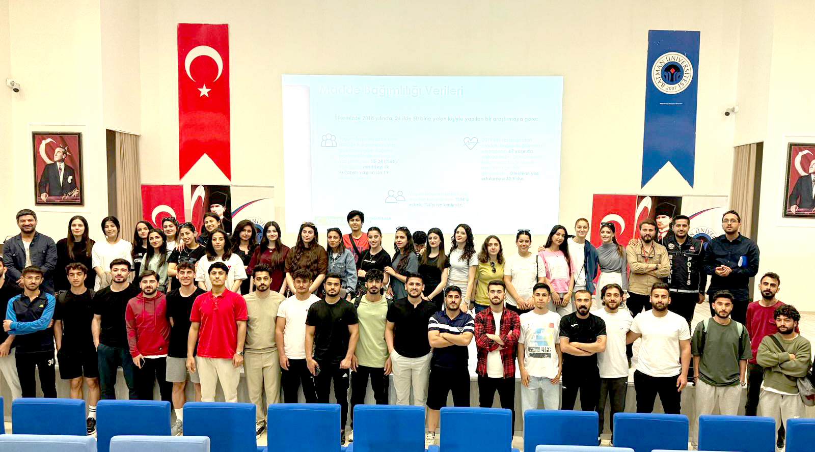 Batman Üniversitesi Öğrencilerine Madde Bağımlılığı Eğitimi Verildi