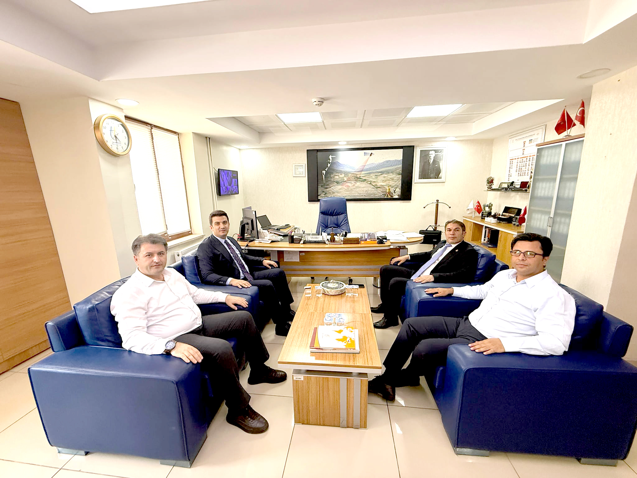 Tapu ve Kadastro Bölge Müdürü Başkan Demir’i Ziyaret Etti