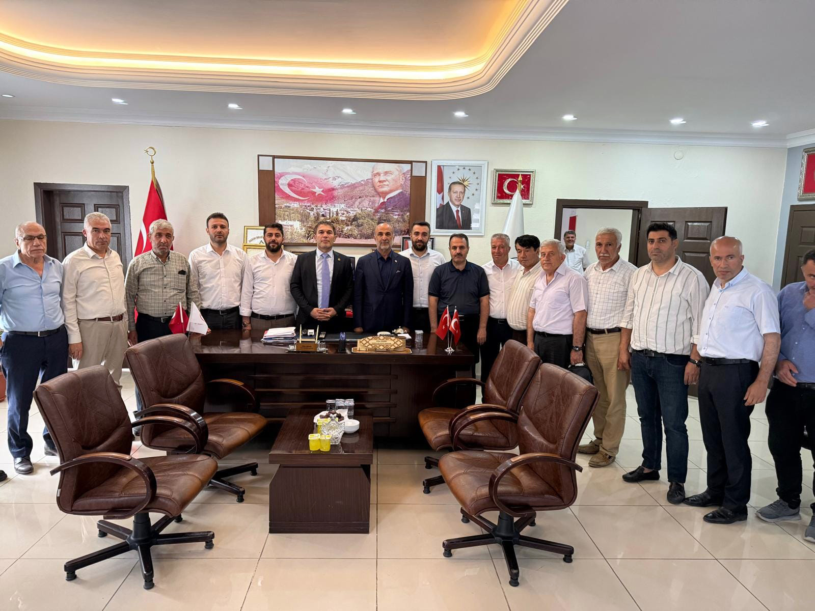 Sason ilçe Belediye Başkanı Demir’i Ziyaret Etti