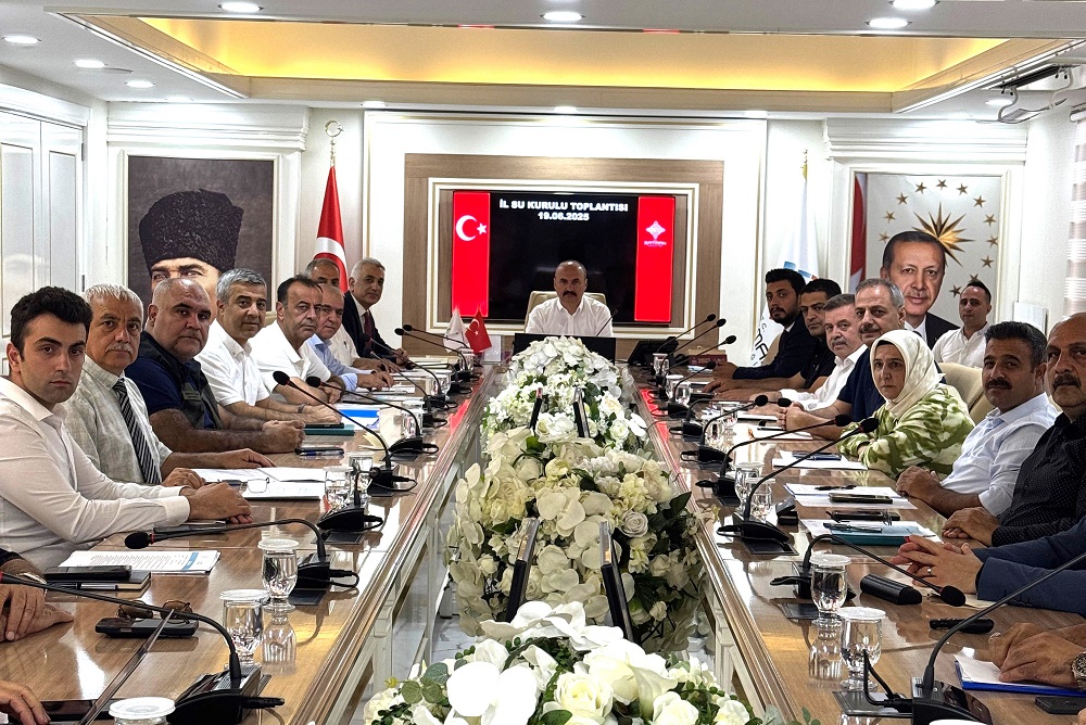 İl Su Kurulu Toplantısı Vali Canalp Başkanlığında gerçekleştirildi