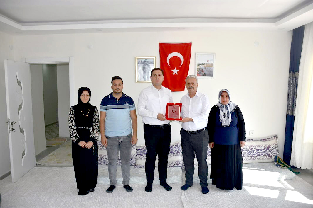 Kaymakam Başar’dan Şehit Ailelerine ziyaret