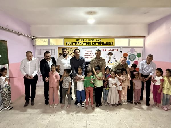 Gercüş’te Şehit J.Uzm.Çvş. Süleyman Aydın Kütüphanesi açıldı