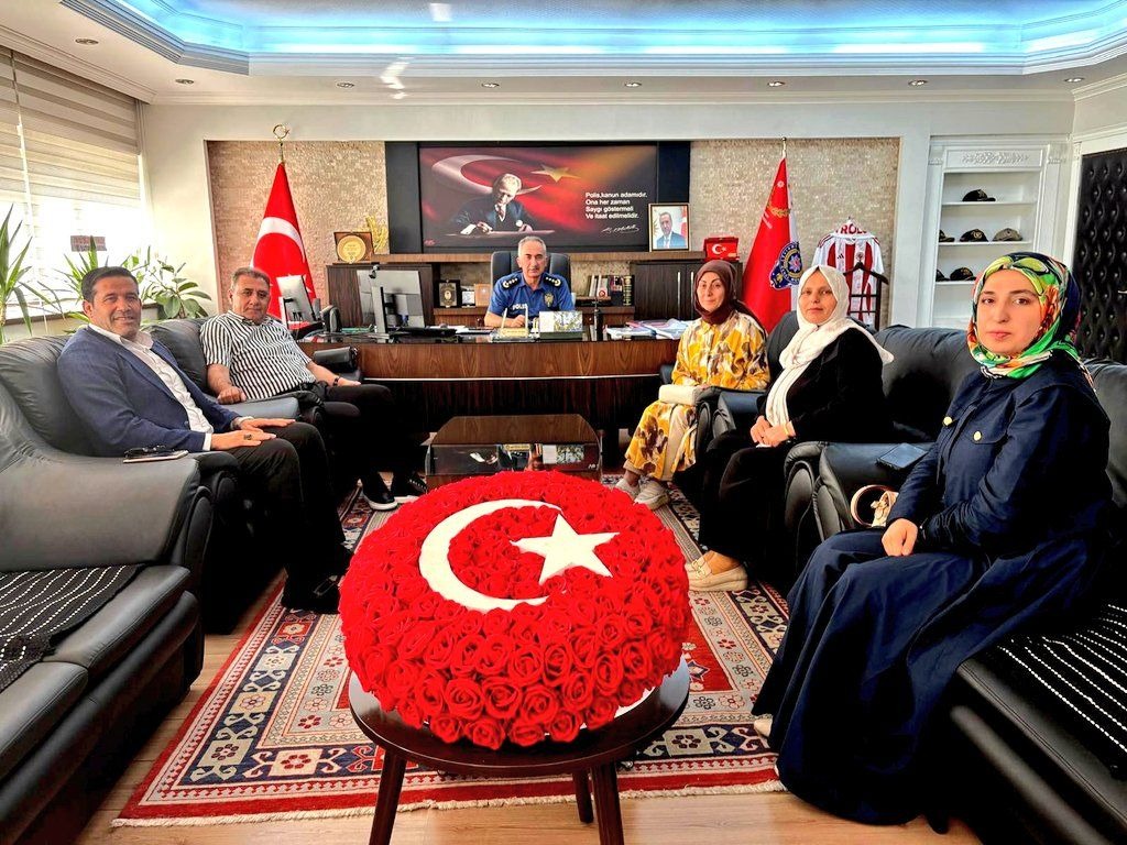 Medeni Demir Kale’den Emniyet Müdürü Kaba’ya Ziyaret