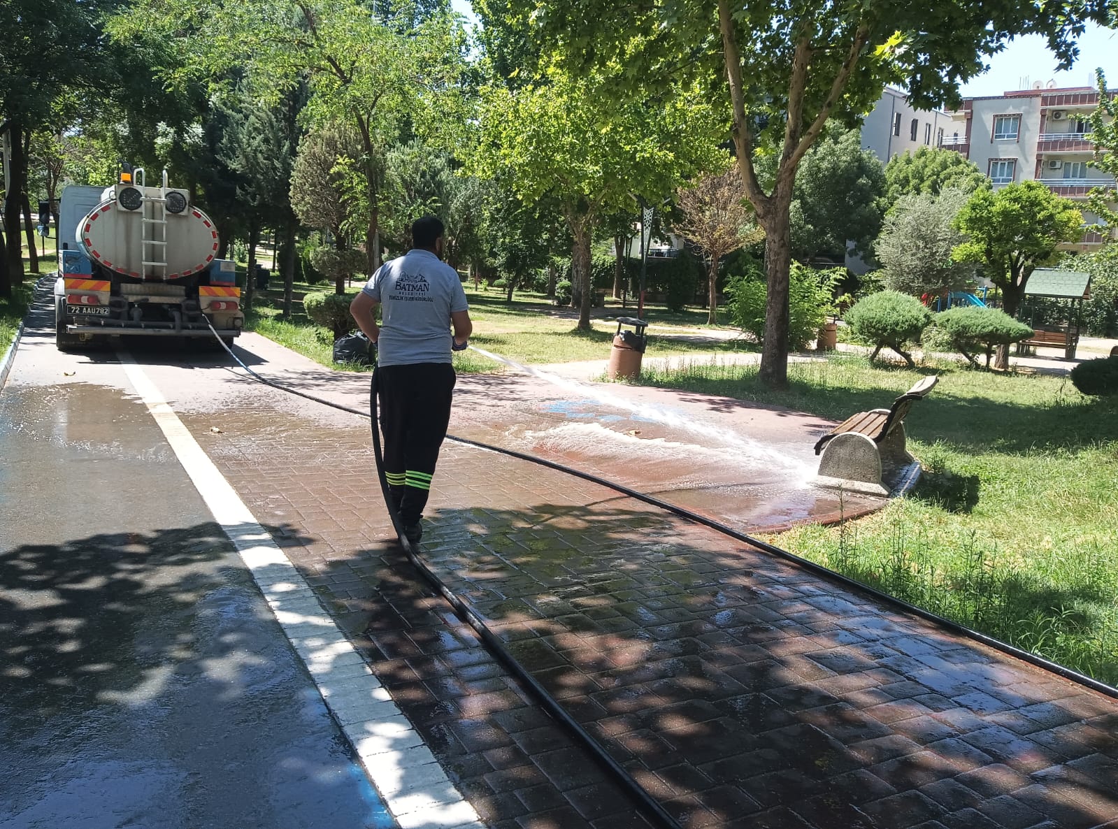 Batman’da parklar yaza hazırlanıyor