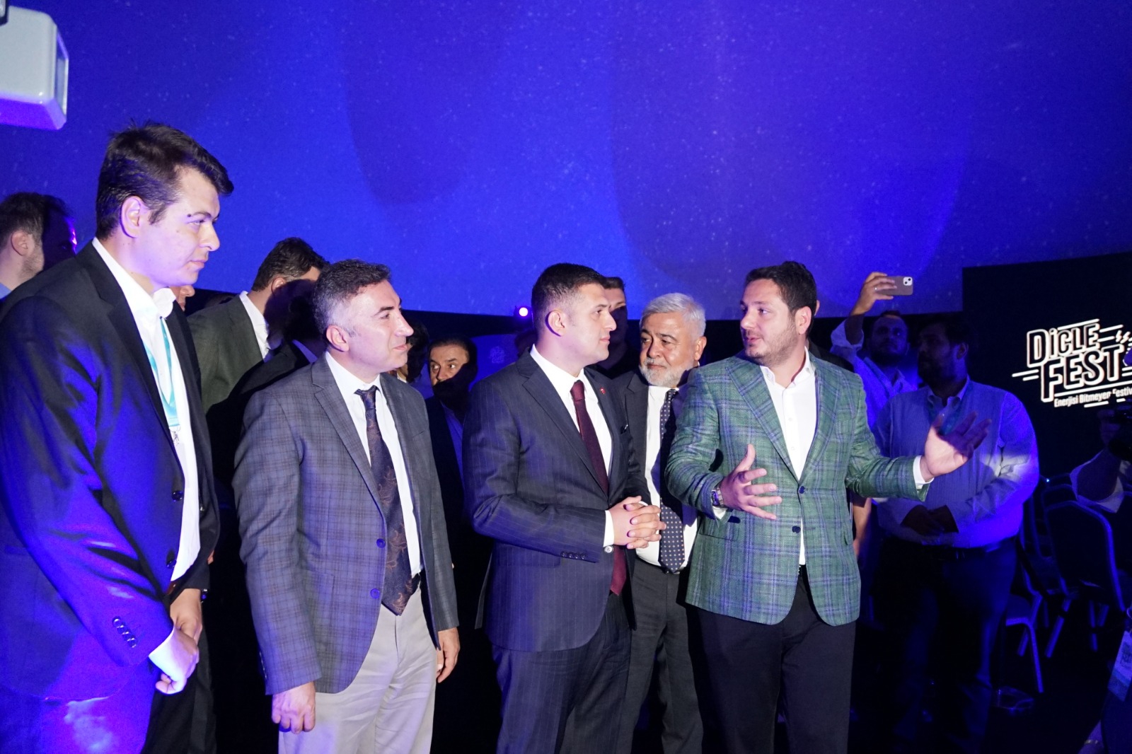 Rektör Demir Diclefest’e katıldı