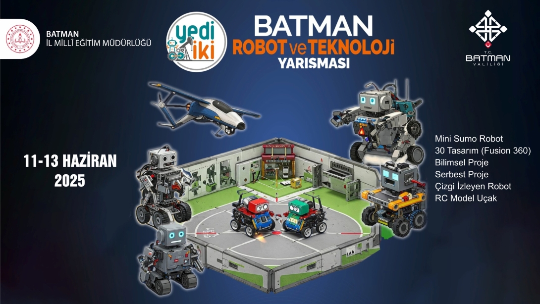 Yedi-iki robot ve teknoloji yarışması başlıyor