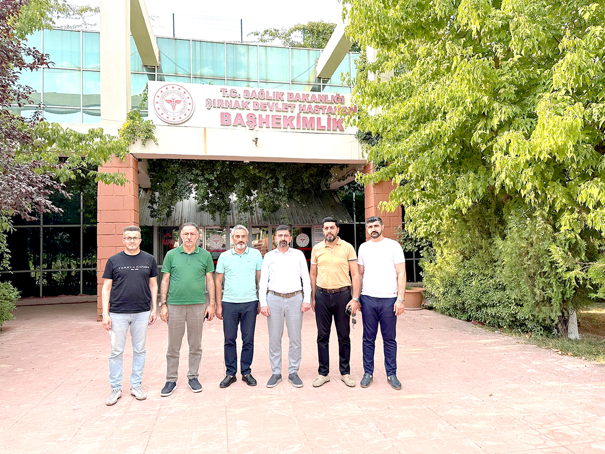 Batman Barosu’ndan Şırnak Baro Başkanı’na geçmiş olsun ziyareti