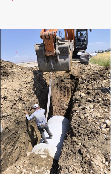 Çevre Yoluna 12.600 Metrelik Altyapı Hattı