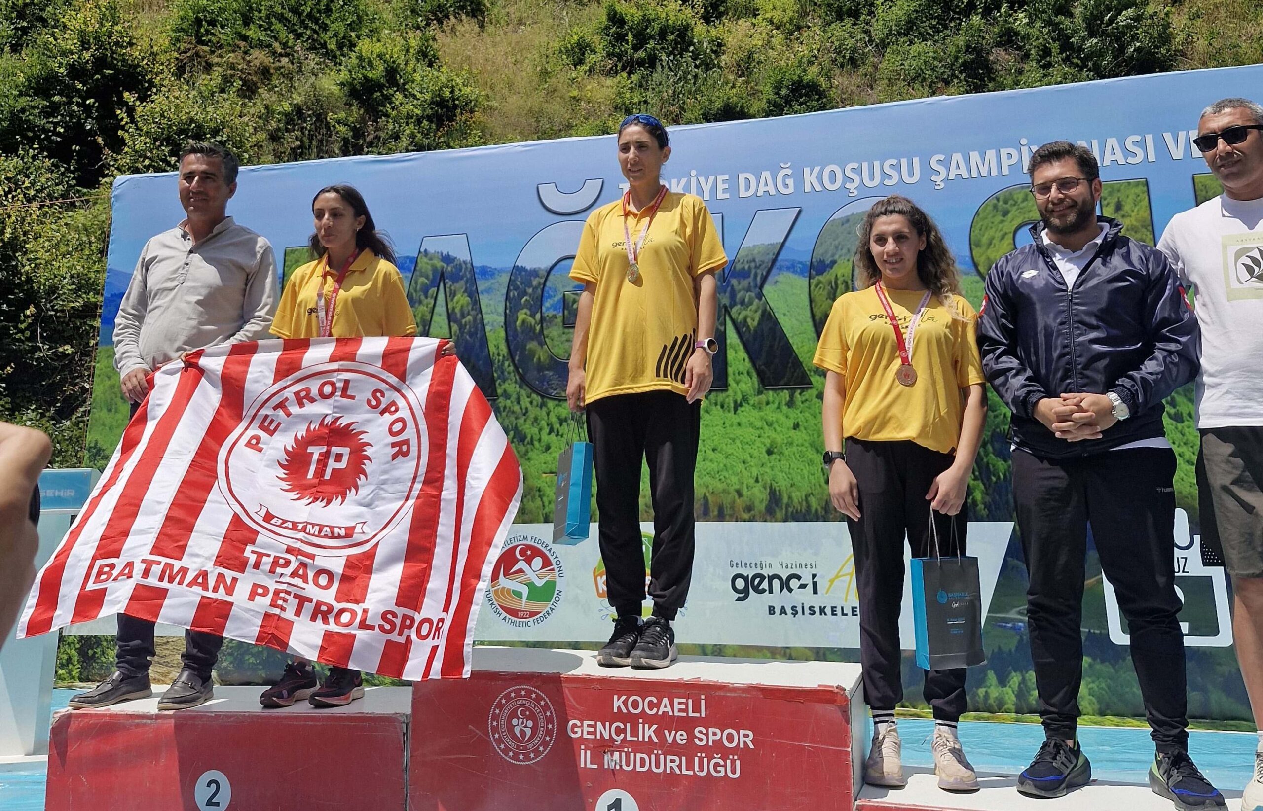 Batman Petrolspor Dağ Koşularında Zirvede