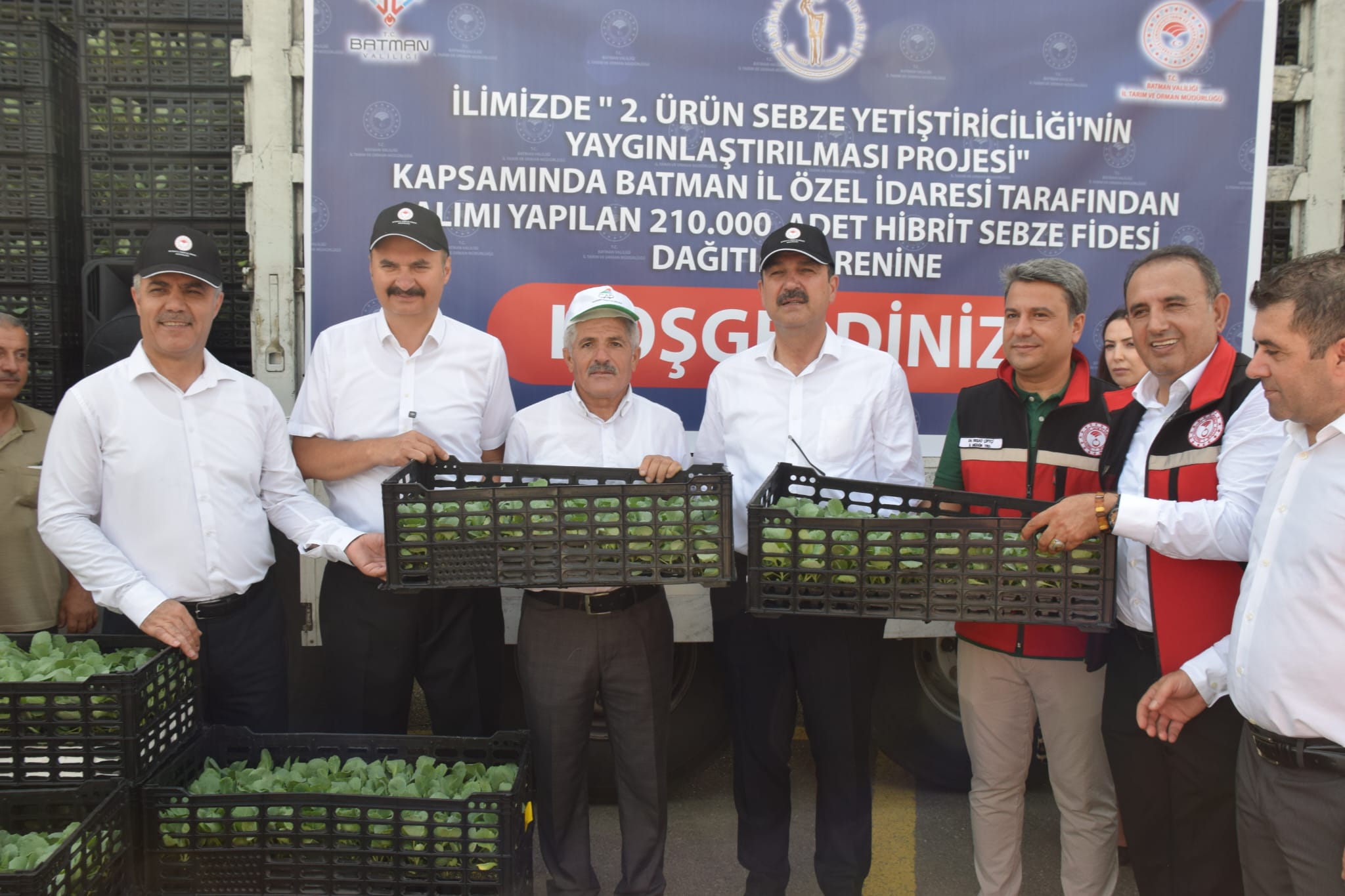 İlimizde 210 Bin Sebze Fidesi Dağıtıldı