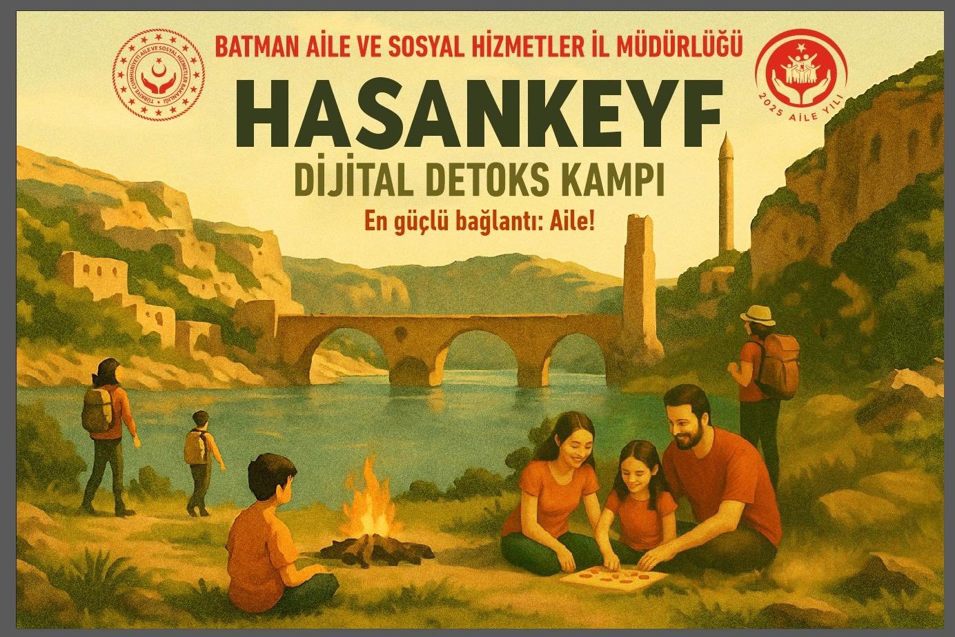Hasankey’te “Dijital Detoks Kampı” düzenleniyor