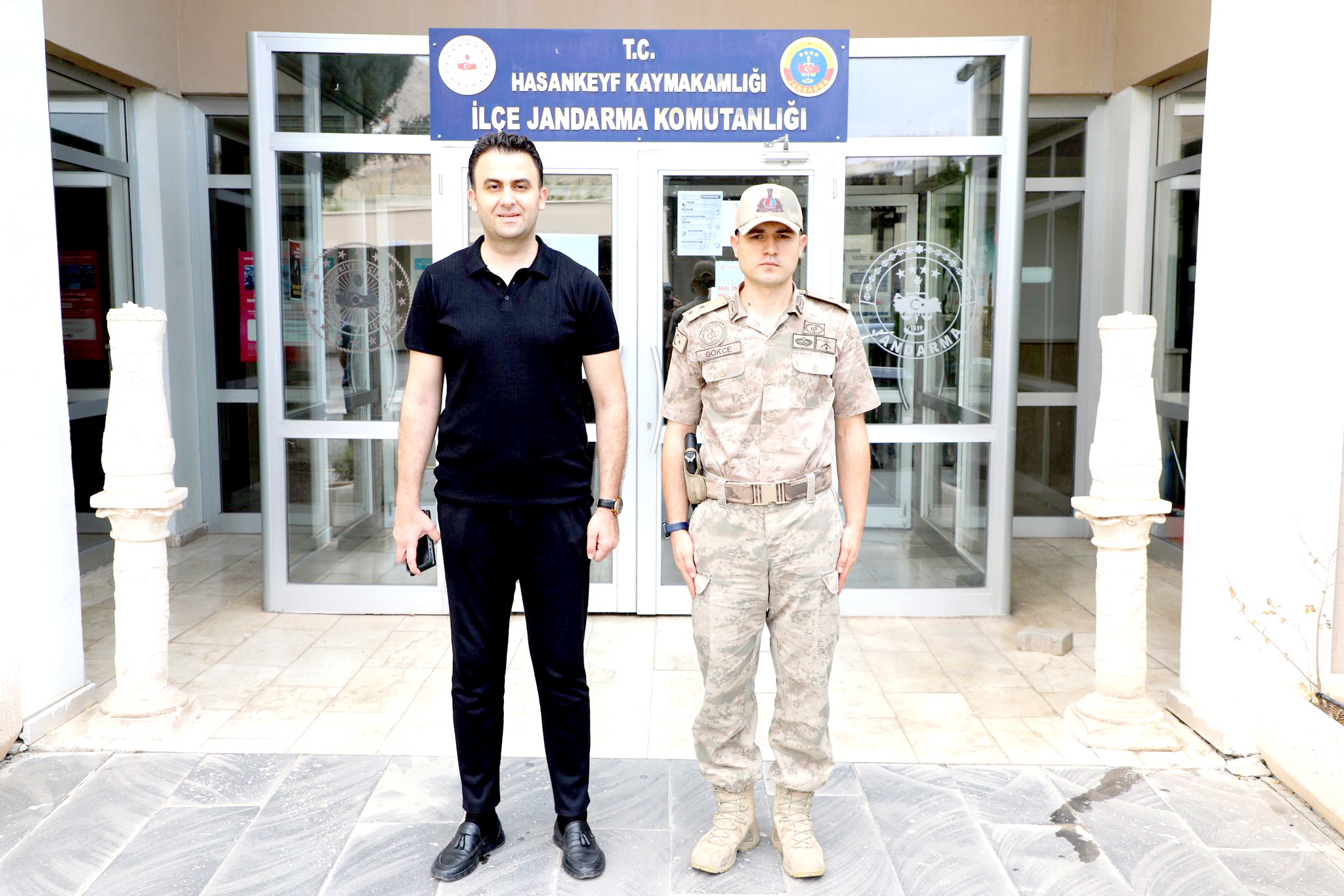 Kaymakam İmrak’tan İlçe Jandarma Komutanı Gökce’ye Hayırlı Olsun Ziyareti