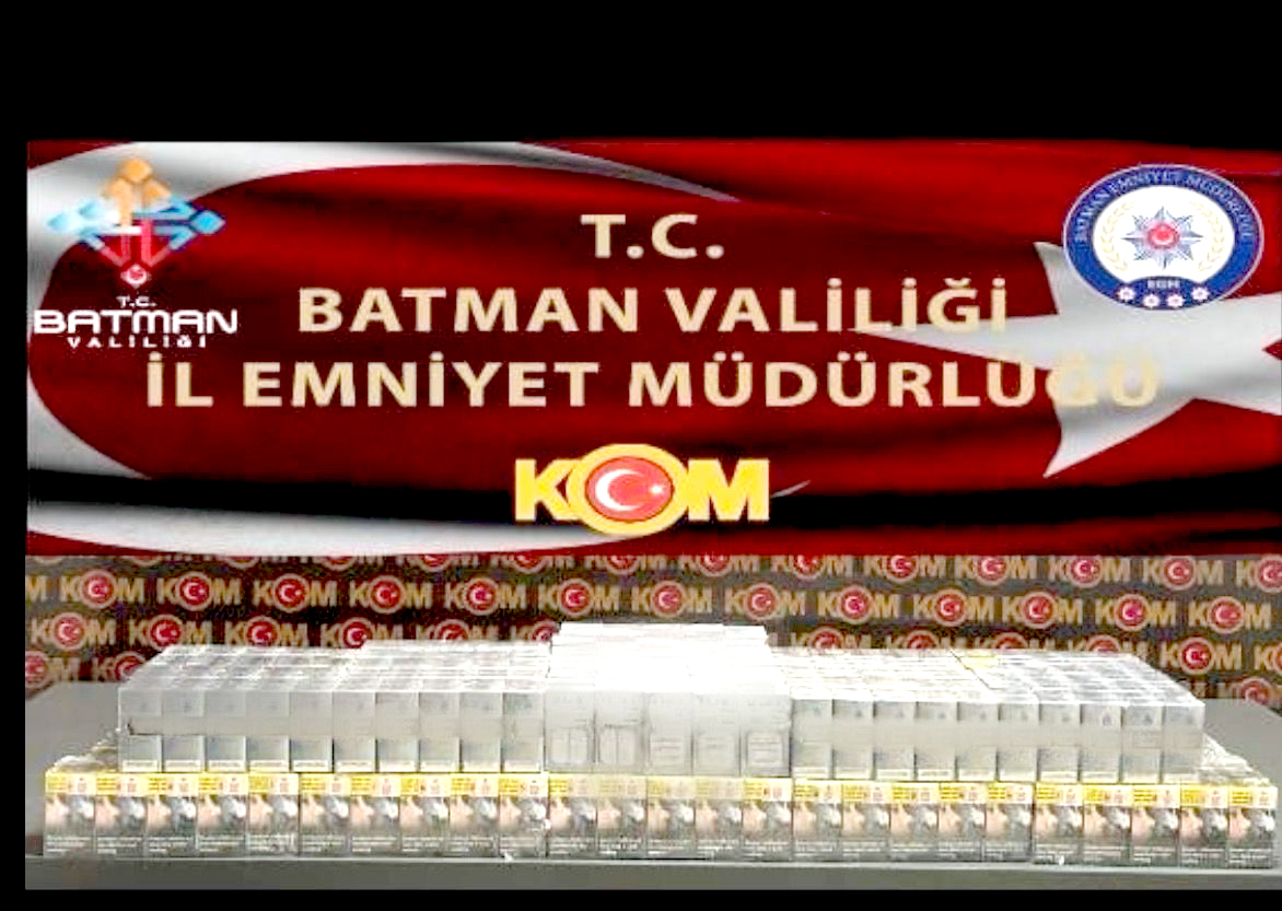 Akaryakıt tankerinde kaçak sigara ele geçirildi