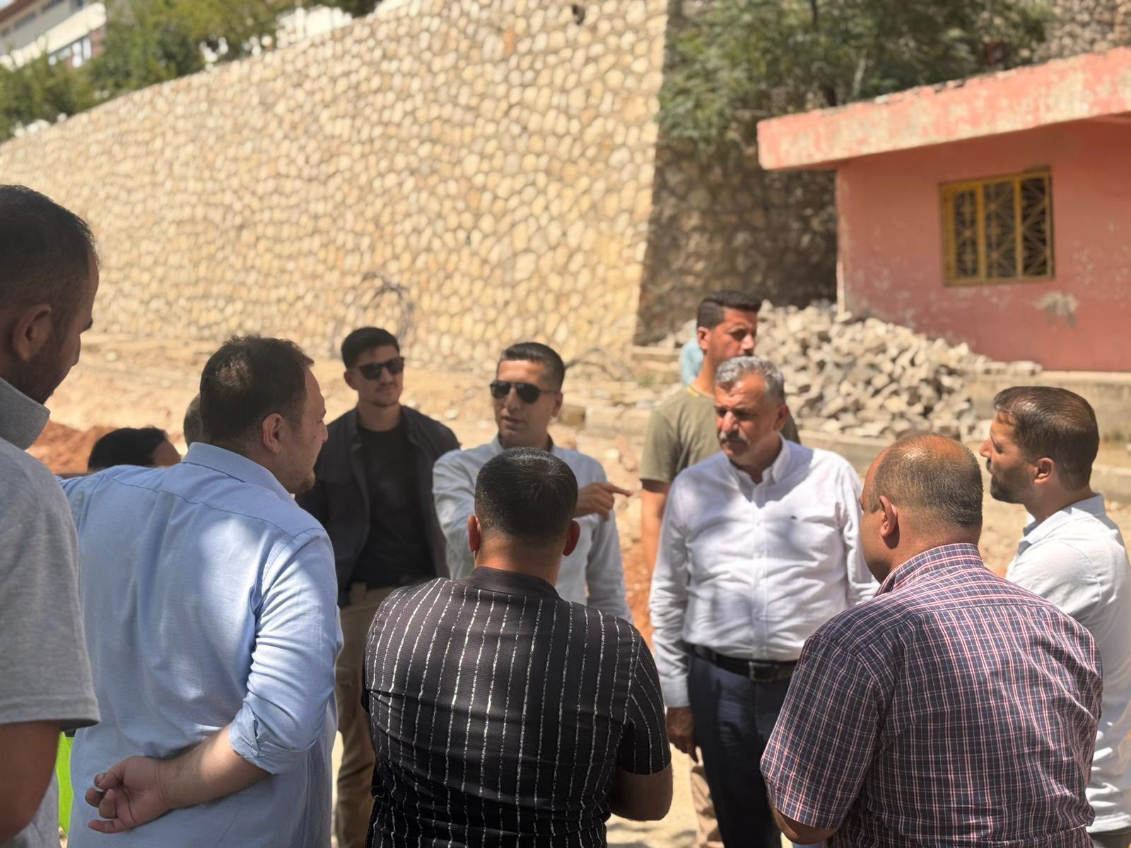 Kaymakam Böçkün yol çalışmalarını yerinde inceledi