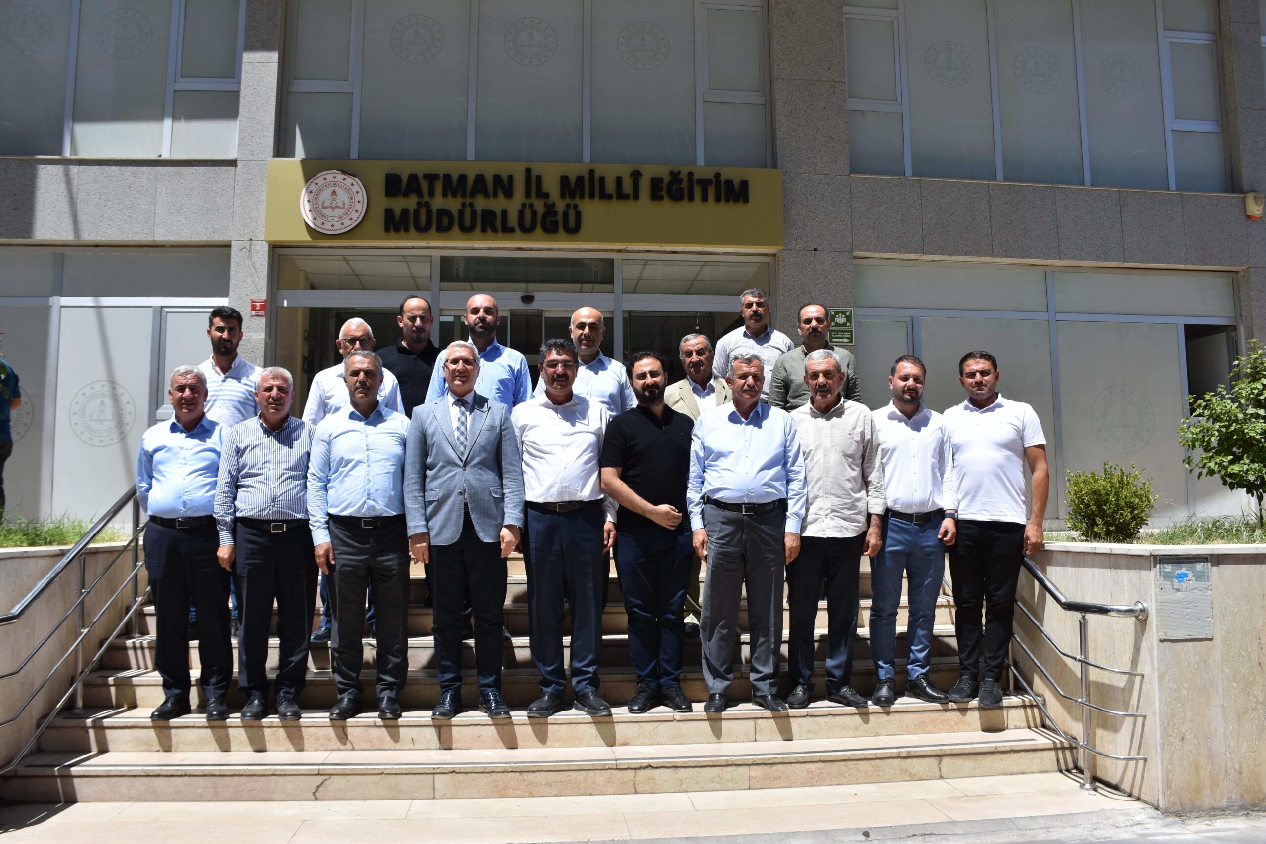 Milletvekili Nasıroğlu ve Belediye Başkanlarından İl Milli Eğitim Müdürü Ciğer’e ziyaret