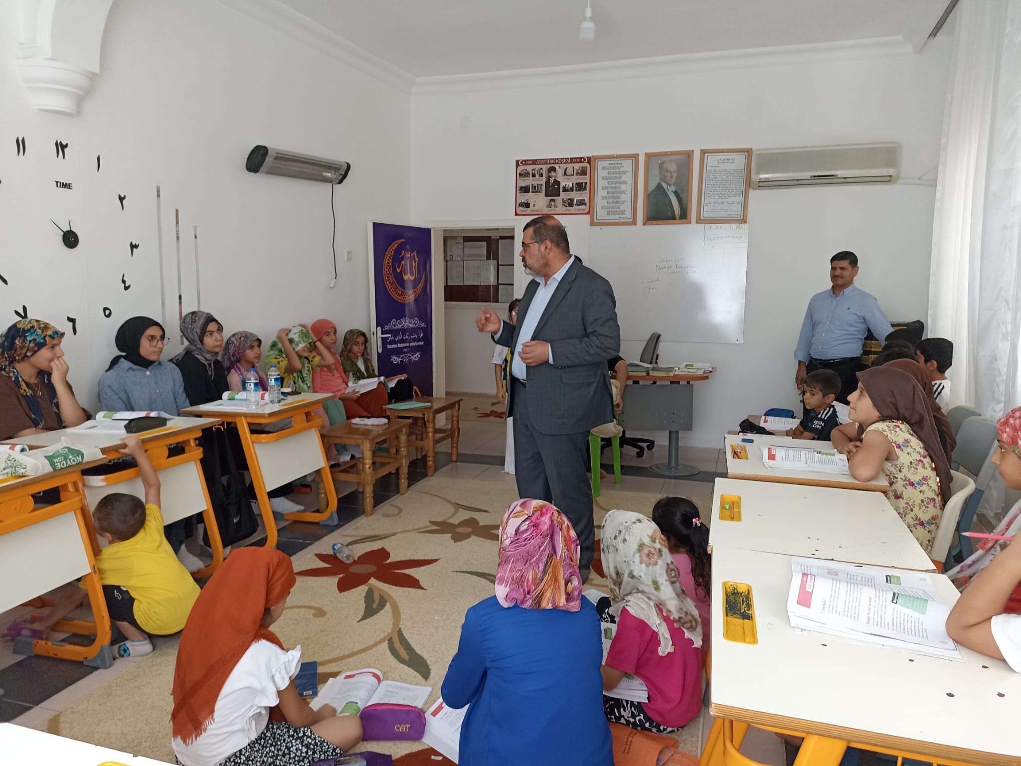 Müftü Durmuş’tan Ulu Cami Yaz Kur’an Kursuna ziyaret